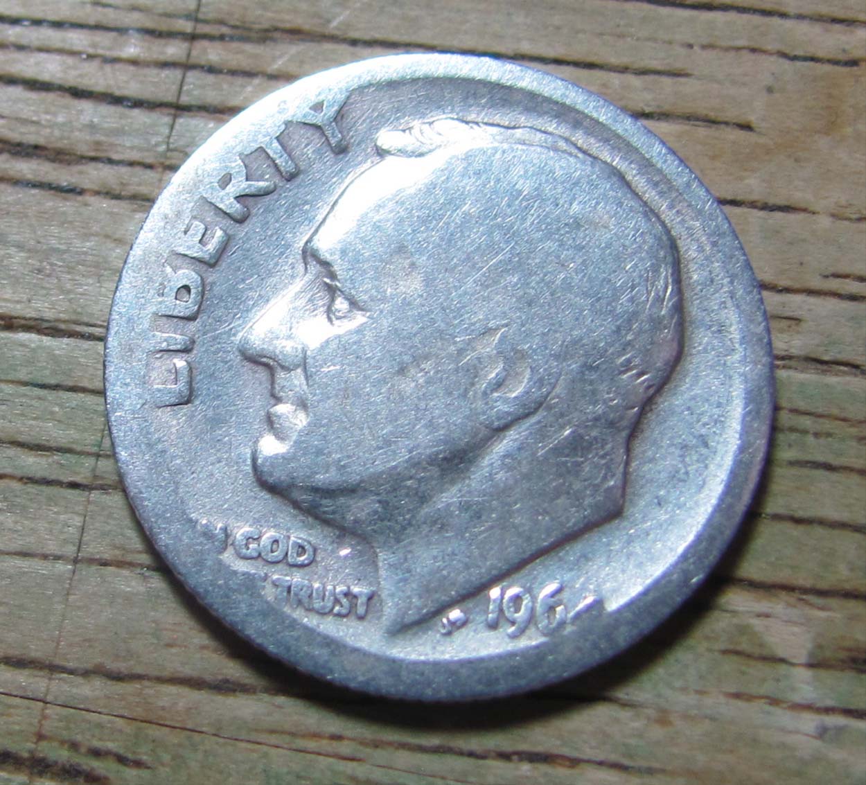 1964-Roosevelt-Dime-For-Grading
